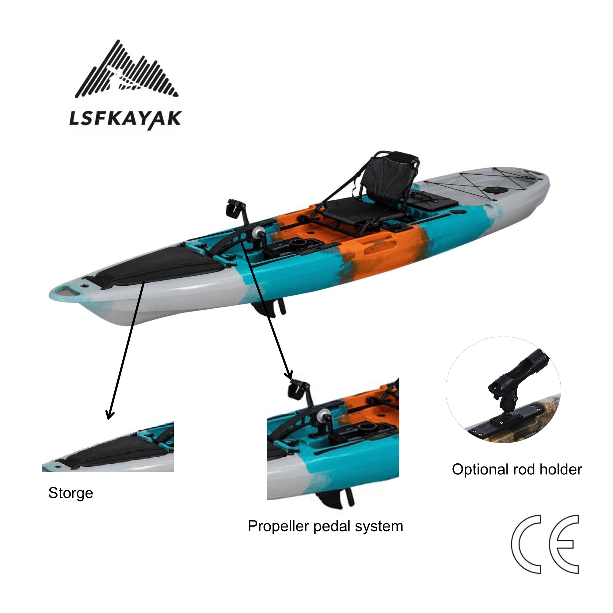 Mirage Propel 12ft PRO Pedal D - Fishing Kayak Pedal Drive review and price