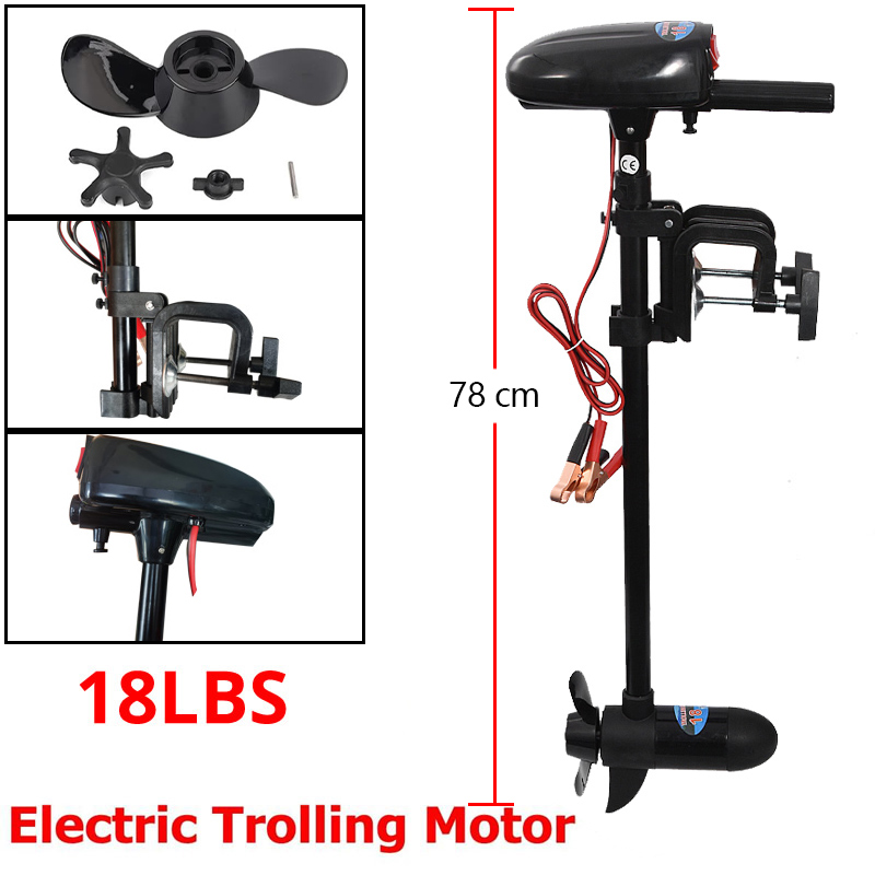 Electric Boat Motor 18LBS/28LB - Fishing Kayak Trolling Motor review and price