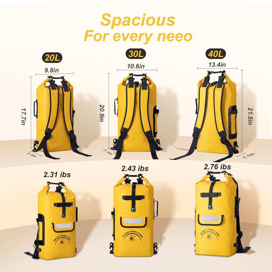 Idrybag Waterproof Bag for Wom - Fishing Kayak Inflatable review and price